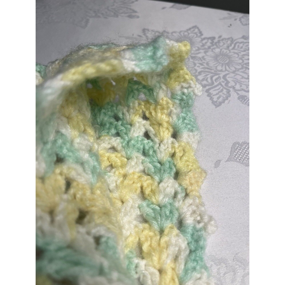 Handmade Crocheted Baby Hooded Cape Poncho Blanket Wrap - Picture 12 of 13